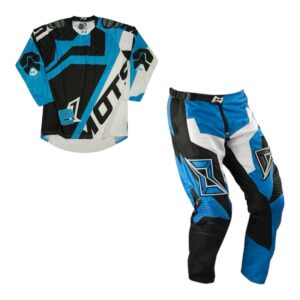 MOTS - Completo Enduro Maglia + Pantalone X1 Blu