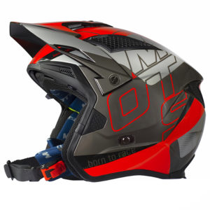 MOTS - Casco Jump UP03 Rosso/Grigio