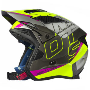 MOTS - Casco Jump UP03 Grigio/Viola/Giallo